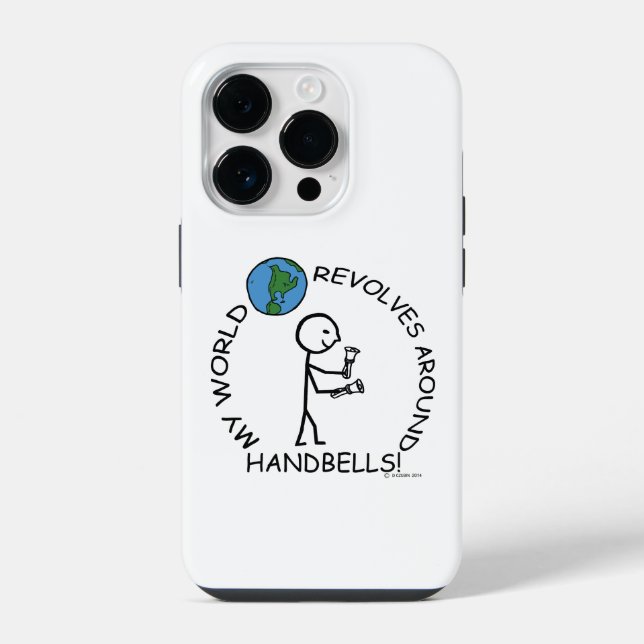 Handbells- World Revolves Around Case-Mate iPhone  Case (Back)