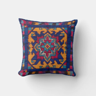 Handcrafted Blue Kilim Lumbar Pillows: Comfort Mee Cushion