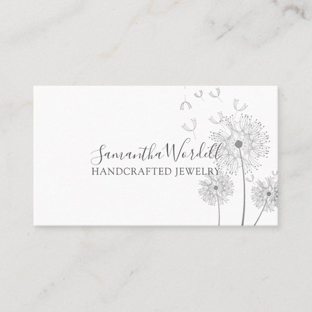 Handcrafted Jewellery Business Card (Front)