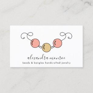 Handcrafted Jewelry Logo   Jewelry Design  Business Card