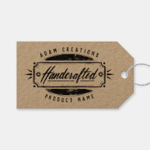 Handcrafted Personalised Label Hang Tags