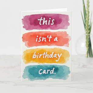 Handcrafted Swatch Birthday Card