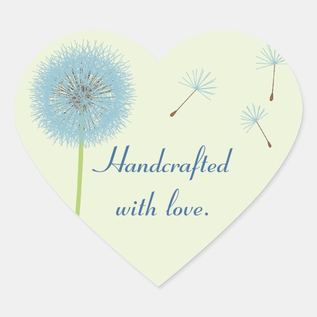 Handcrafted with Love Sticker (Front)