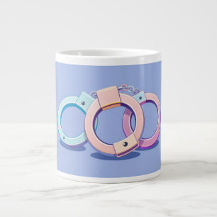 Handcuffs Large Coffee Mug