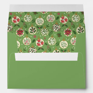 HandDrawn Christmas Ornament Envelope