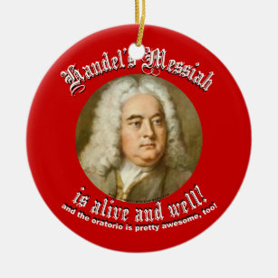 Handel's Messiah Ceramic Tree Decoration