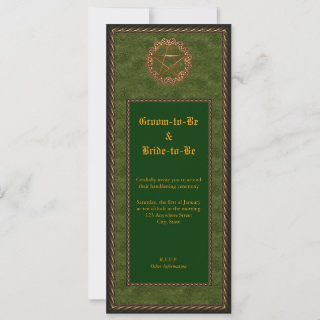 Handfasting Invitation (Front)