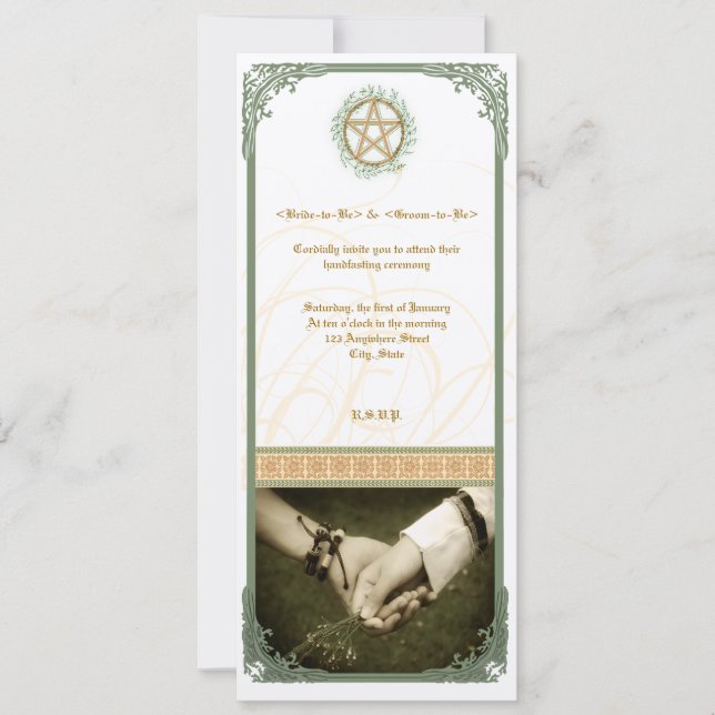 Handfasting Invitation (Front)
