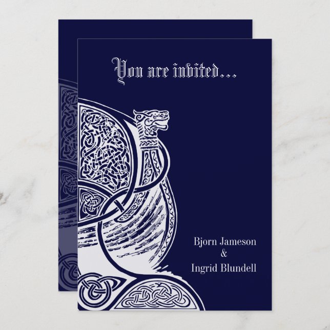 Handfasting Invitation (Front/Back)