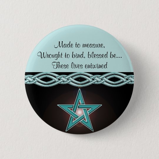 Handfasting Invitation Set 6 Cm Round Badge