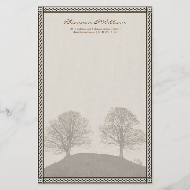 Handfasting Stationery (Front)
