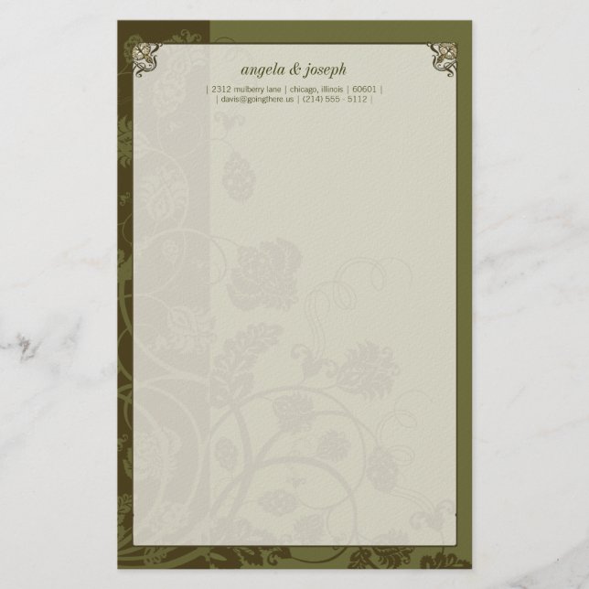 Handfasting Stationery (Front)