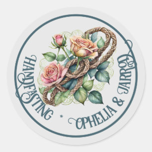 HANDFASTING STICKERS FOR FAVORS ENVELOPES CORD