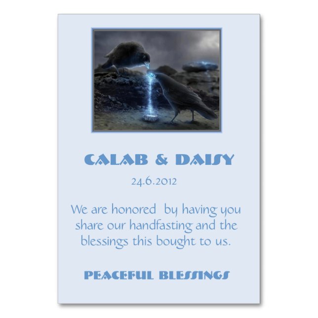 Handfasting Thank you Card (Front)