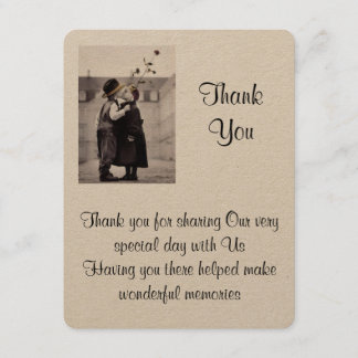 Handfasting Thank you Card