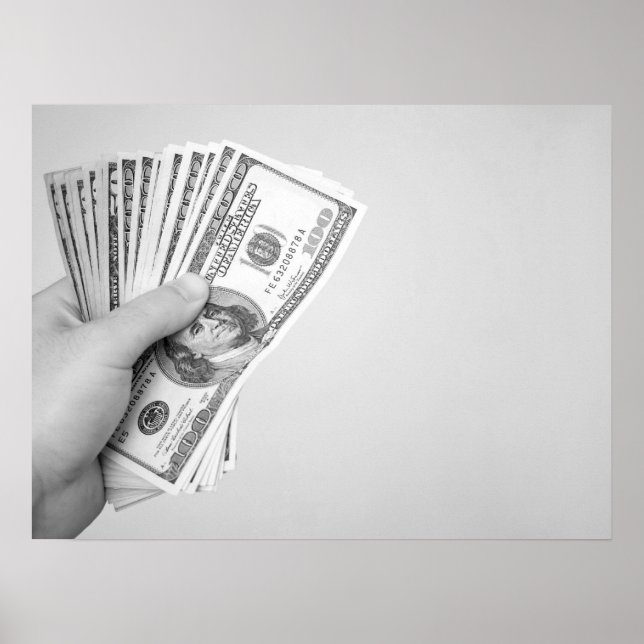 Handful of Money Poster (Front)
