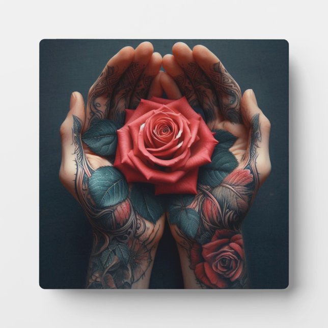 Handful of Roses Plaque (Front)