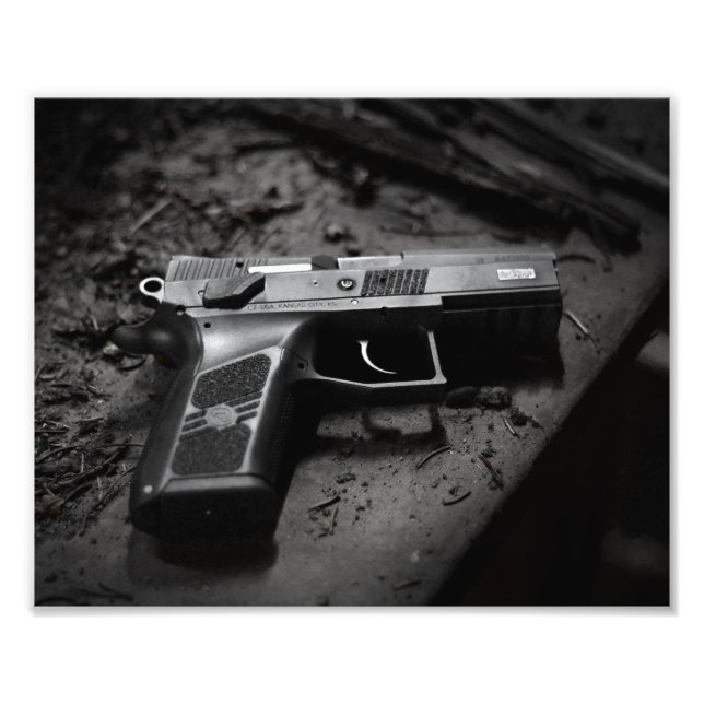 Handgun (10"x8") photo print (Front)