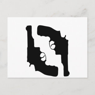 Handguns by Chillee Wilson Postcard