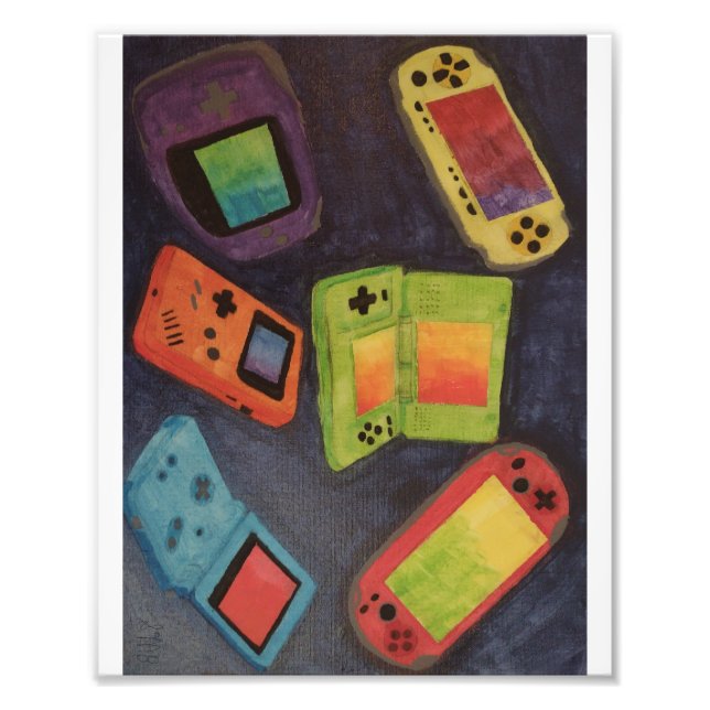 Handheld Consoles Print (Front)