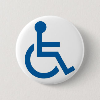 Handicap1 6 Cm Round Badge