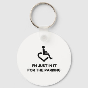 Handicap Parking Key Ring