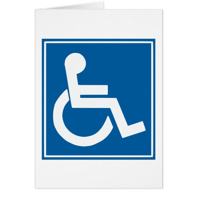 Handicap Sign (Front)