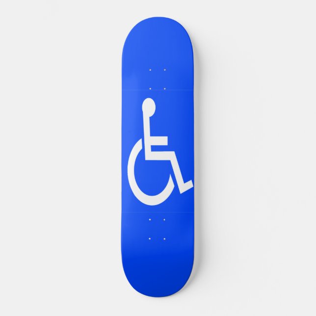 Handicap Sign Skateboard (Front)