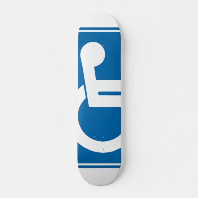 Handicap Sign Skateboard (Front)