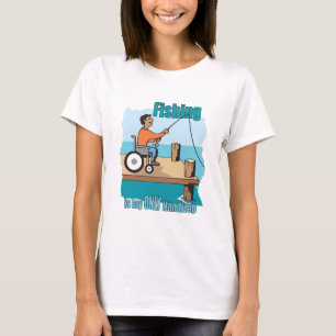 Handicap Wheelchair Fishing T-Shirt