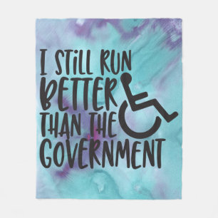 Handicapped and still run better than the gov fleece blanket