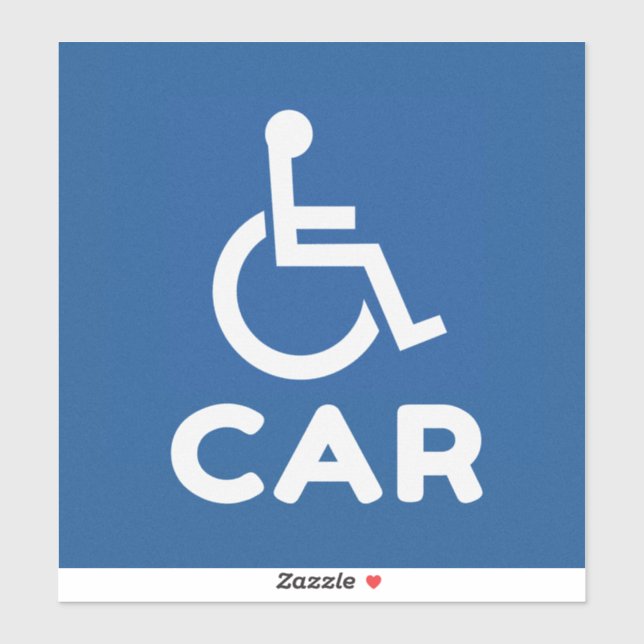Handicapped Car (Sheet)