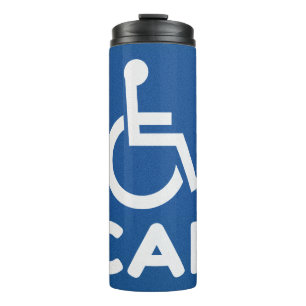 Handicapped Car Thermal Tumbler