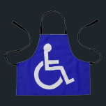 Handicapped Disabled Apron<br><div class="desc">Handicapped Disabled,  Handicapped,  Disabled,  Disability</div>