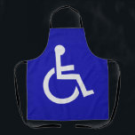 Handicapped Disabled Apron<br><div class="desc">Handicapped Disabled,  Handicapped,  Disabled,  Disability</div>