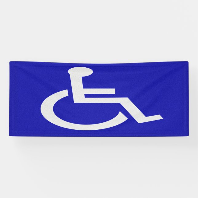 Handicapped Disabled Banner (Horizontal)