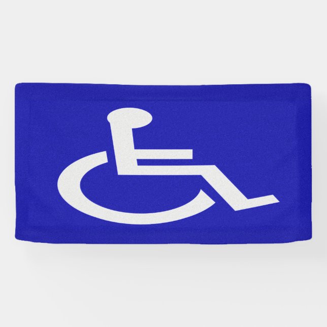Handicapped Disabled Banner (Horizontal)