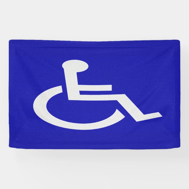 Handicapped Disabled Banner (Horizontal)