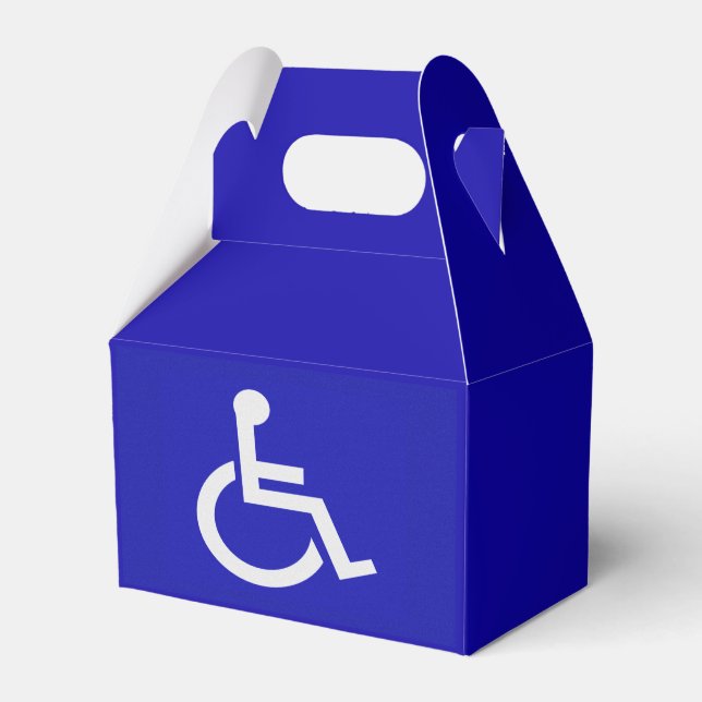 Handicapped Disabled Favour Box (Front Side)