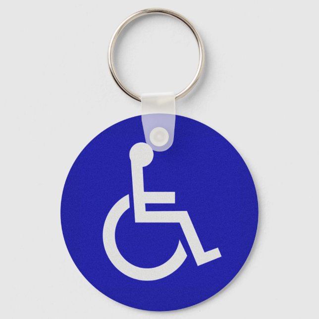 Handicapped Disabled Key Ring (Front)