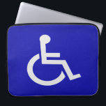Handicapped Disabled Laptop Sleeve<br><div class="desc">Handicapped Disabled,  Handicapped,  Disabled,  Disability</div>