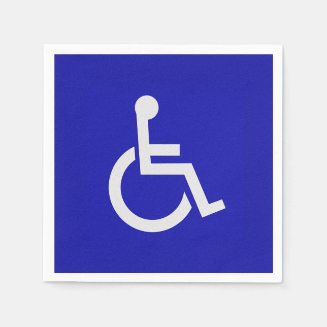 Handicapped Disabled Napkin (Front)
