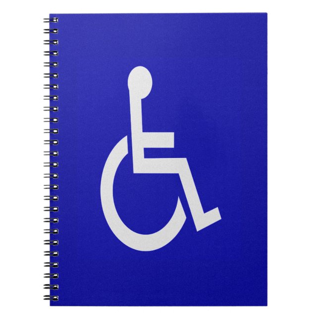 Handicapped Disabled Notebook (Front)
