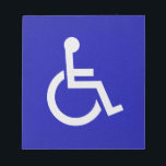 Handicapped Disabled Notepad<br><div class="desc">Handicapped Disabled,  Handicapped,  Disabled,  Disability</div>