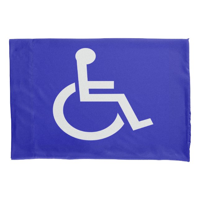 Handicapped Disabled Pillowcase (Front)