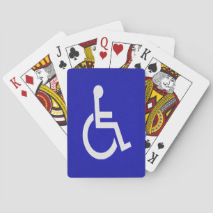 Handicapped Disabled Playing Cards