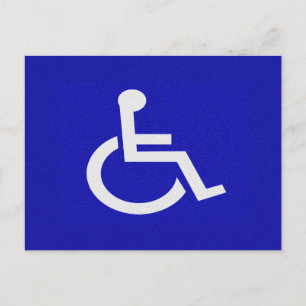 Handicapped Disabled Postcard