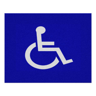Handicapped Disabled Poster