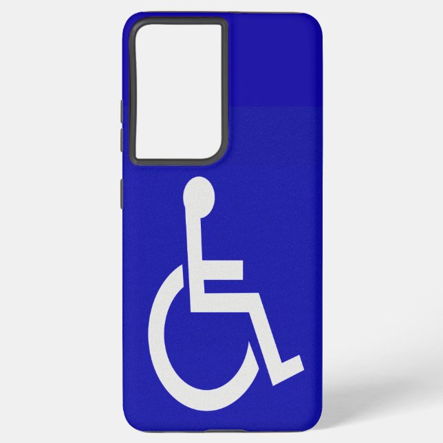 Handicapped Disabled Samsung Galaxy S21+ Case (Back)