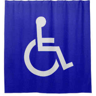 Handicapped Disabled Shower Curtain